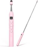 Norwii N21 Bluetooth Presentation Clicker with Telescopic Teaching Pointer, Presentation Remote with Retractable Stick for PowerPiont, Wireless Presenter, Slide Advancer - Pink