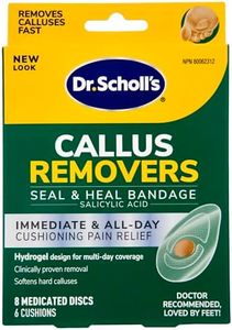 Dr. Scholl's CALLUS REMOVER with Duragel Technology, 6ct. Removes Calluses Fast and Provides Cushioning Protection against Shoe Pressure and Friction for All-Day Pain Relief