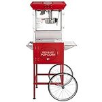 Bullseye’s Commercial Grade 8oz Popcorn Machine with cart The“Oscar