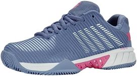 K-Swiss Women's Hypercourt Express 2 Hb Tennis Shoe, Infinity Blue Blush Carmine Rose, 6 UK
