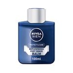 NIVEA MEN Protect & Care Replenishing Post Shave Balm (100ml), Aftershave Balm For Men, Soothing Post Shave Balm, NIVEA After Shave Balm Aloe Vera & Pro-Vitamin B5 (Packaging may vary)