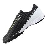 Vizari Men's Tesoro TF Turf Soccer Shoes | for Teens and Adults, Black/White, 9.5