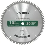 10-Inch Miter/Table Saw Blades, 80-