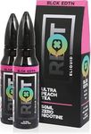 Riot Squad - Ultra Peach Tea - 2 x 50ml Vape Juice No Nicotine E Liquids 70vg 30pg 0mg Vape Liquid Black Edition