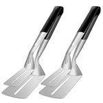 Spatula Tongs for Flipping, Stainle