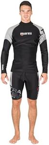 Mares Men's Ultra Skin Long Sleeve Thermal UPF 50+ Diving Water Sports Under Wetsuit & Dry Suit Top, Black, Medium