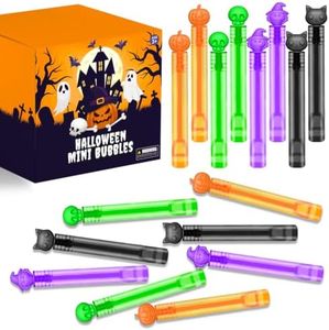 Halloween Bulk Mini Bubbles Treats Non Candy Party Favors for Kids 100 Pcs