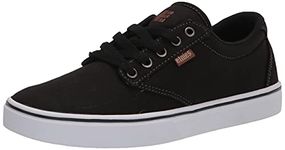 Etnies Men's Fuerte Skate Shoe, Black/White/Gum, 11 UK