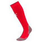 PUMA Men's Team Liga Core Football Socks, Puma Red-Puma White, 1 UK