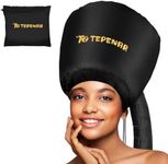 TEPENAR Hair Dryer Bonnet Attachment - Upgraded Extra Large Bonnet Hair Dryer for Speeds Up Drying Time - Soft Adjustable Hooded Hair Dryer Cap Use for Hair Care Styling Fast Drying