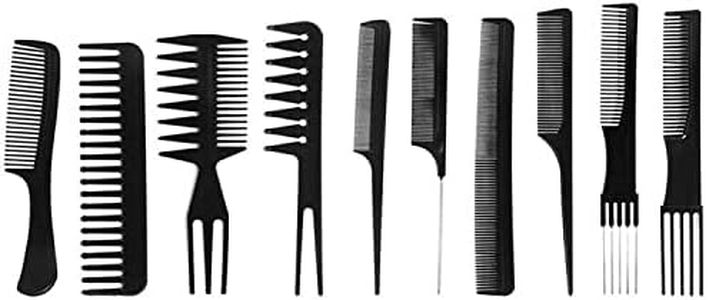 10Pcs/Set Hair Combs Salon Hairdressing Hair Style Barber Plastic Brush Comb