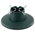 MTS Christmas Tree Stand for Real Trees - Sturdy and Durable Adjustable Trunk Base Diameter 3.5-10.5cm, Max Xmas Tree Holder Height 2.1m, Water Tank 1.6L