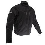 Joe Rocket Men's Crossfire Jacket (Black/Black, Large Tall)