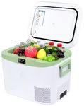 BINGI Camping Fridge 15.8Quart(18L),Car Fridge Freezer Portable Compressor Car Refrigerator with 12V/24V DC and 100-240V AC For Campervan,Lorry,Boat,travel,Pinic and Home Use,-18℃ to 15℃