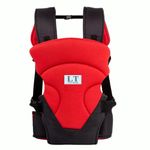 Little Townia Newborn Adjustable Baby Carrier Bag With Strong Belt 4 In 1 Position Baby Carry Bag (Red-Black)