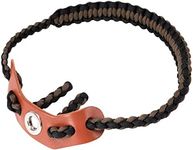 Elm Ray Archery Bow Wrist Sling 550 Paracord,Durable 100% Full Grain Leather with Strong Metal Grommet,Comfortable and Light,Fit Compound Bow Stabilizer & Recurve (Brown&Black)