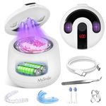 MySmile MS202B Cordless Ultrasonic Retainer Cleaner with UV Light & Timer