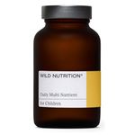 WILD NUTRITION Food-Grown® Kids Daily Multi Nutrient | Kids Multivitamin with B Vitamins, Magnesium, Zinc, Vitamin D, and More to Support Immunity, Bones, and Cognitive Development | 60 Capsules