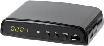 Qfx CV-103 Digital Converter Box W Ul Adapter, Black