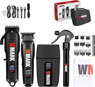 WMARK 3-in-1 Barber Kit Professional Hair Clipper and Trimmer & Shaver Set