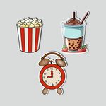 Amazingily Popcorn Wooden Fridge Magnet Gift and Decoration
