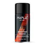 MAPLE Car Care Instant Rust Remover Spray 150ml | Fast-Acting Rust Removal & Anti-Corrosion Lubricant | Cleaner Spray For Iron, Steel & Metal| Loosens Jammed Nuts, Bolts, Tools, Bike Chain & Car Parts
