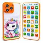 ARLUV Rechargeable 24 Modes Theme Phone Toy for Kids with English and Hindi Rhymes, Stories, Alphabets and Numbers - Educational Learning Dummy Mobile Toy with Voice Recording –Multicolor