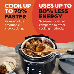 Instant Pot Pro 10-in-1 Multi-Cooker, 5.7L – Black