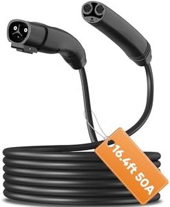 VIVAVOLT EV Extension Cord for Tesla,16.4ft Charging Cable for Tesla Up to 50A 240V Without Drops in Power,Extension Cable for Tesla Compatible with Model 3/Y/X/S/Cybertruck