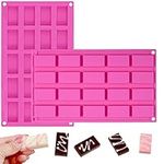 2 Pack Chocolate Bars Silicone Mold