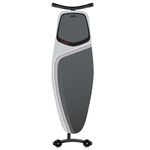 Minky MaxiPro Ironing Board, 135 x 46 Extra Wide Ironing Surface, Iron Board with Adjustable Height up to 97cm, Non Slip Feet with Wheels, Foldable