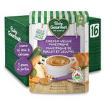 Baby Gourmet Organic Meals - Chicken Minestrone - Non-GMO, BPA-Free, No Added Sugar Or Salt, No Fillers Or Thickeners, 128ml - 16 Pack