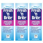 Fresh'n Brite Denture Cleaning Paste cleans and deodorizes your dentures, mouthguards, and nightguards. 3.8 oz. tube. (pack of 6)