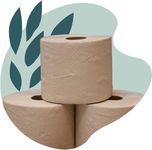 TUSHY Premium Bamboo Toilet Paper - 100% Bamboo - 3 Ply, 300 Sheets Per Roll (TUSHY Premium Bamboo Toilet Paper - 48 Pack)