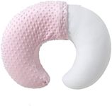 Baby Nursing Pillow and Body Positioner with Premium Slipcover for Breastfeeding for Baby Boys and Girls, Feeding Pillow with Breathable Comfortable Pillowcase (Blushing Bride)