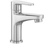 BATHSENSE by Asian Paints Altius Brass Basin Tap/Cock | Contemporary and Sleek Design | Mirror Chrome Finish | High Flow | Brass Body with Unique Design | 10 Years Warranty