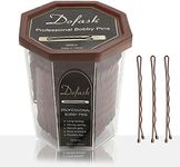 Dofash New Improved 260 PCS 5CM/2in Bobby Pins Work well to Keep Hairstyles in Place Bulk Strong Bobby Pins Brown for Hair Salon (Brown)