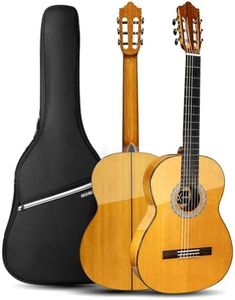 WishMade Flamenco Guitar 39 Inch Classical Acoustic Nylon String Guitar for Beginner Adults with Gig Bag