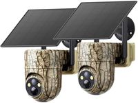 Oculview Cellular Trail Cameras with Built-in 4G LTE SIM Card, 360° Live Feed Solar Powered, Phone Access, Motion Activated, No WiFi Needed, Cellular Security Camera for Jobsite, Farm, and Remote Area