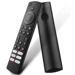 New 2 in 1 NS-RCFNA-21 CT-RC1US-21 IR Remote Control for Toshiba Insignia TV Edition with PrimeVideo Netflix HBO Vue ImdbTV and Hulu Keys Replacement with Batteries (NO Voice Function)