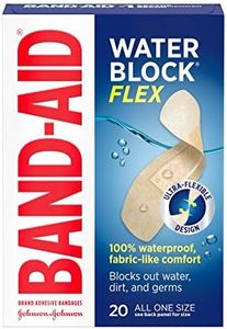 Band-Aid Brand Water Block Flex Adhesive Bandages, All One Size, 20 Count