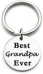 XYBAGS Father's Day Christmas Birthday Gift for Grandfather Keychain, Best Grandpa Gifts Idea from Grandchild, Best Grandpa Ever