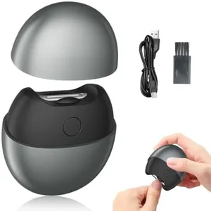 3 in 1 Automatic Electric Nail Clipper, 2026 New Electric Nail Clipper, Automatic Nail Trimmer with Light and Nail Scraps Storage, Electric Toenail Clippers for Seniors Adults (Gray)