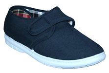 Mens Wider Fitting Casual Holiday Beach Walking Canvas Pump Trainers Deck Shoes Loafer Size 7-12 (Kevin Navy, Numeric_10)