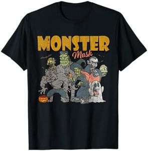 Monster Mash Vintage Ghost Halloween Funny T-Shirt