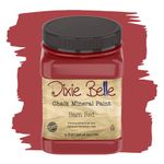 Dixie Belle Paint Company Chalk Finish Furniture Paint (Barn Red) (32oz)