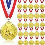 Fejapa 25 Pack Gold Soccer Medals f