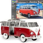 Revell VW T1 Samba Bus 1:24 Scale Model Kit -Plastic Model Kit