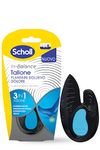 Scholl in-Balance Cushioning Pain Relief Insoles for Heel, Heel Pain, Achilles Tendon, Size L, Unisex