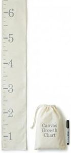 Canvas Growth Chart Ruler Fabric Natural Color Big Brother Big Sister Gift Children Height Chart Measure Childs Growth Kids Room Decor Nursery Wall Ruler and Pen